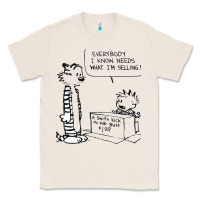 Natural calvin Classic Tee - linhVisuals