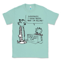 Seafoam calvin Classic Tee - linhVisuals