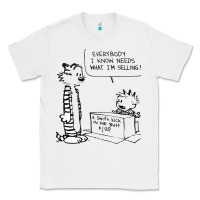 White calvin Classic Tee - linhVisuals