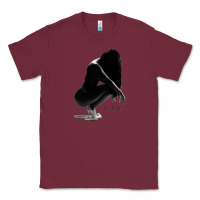 Burgundy K. Michelle Classic Tee - linhVisuals