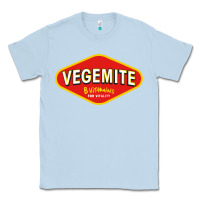 Dusty Blue vegemite Classic Tee - linhVisuals