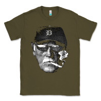 Army Green newcigarette smoking jim leyland Classic Tee - linhVisuals