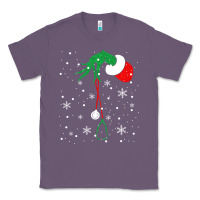 Lavender newchristmas grinch hand holding a stethoscope Classic Tee - linhVisuals