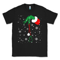 Black newchristmas grinch hand holding a stethoscope Classic Tee - linhVisuals