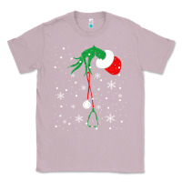 Lilac newchristmas grinch hand holding a stethoscope Classic Tee - linhVisuals