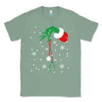 Sage newchristmas grinch hand holding a stethoscope Classic Tee - linhVisuals