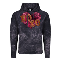 Cloud Black xoxo Vintage Hoodie - BarkalooDesign
