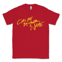 Red Call Me By Your Name Classic Tee - linhVisuals