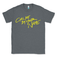 Charcoal Heather Call Me By Your Name Classic Tee - linhVisuals