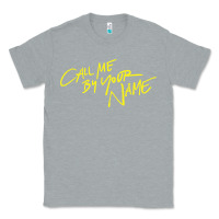 Heather Grey Call Me By Your Name Classic Tee - linhVisuals