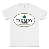 White tegridy farms Classic Tee - linhVisuals