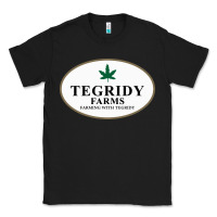 Black tegridy farms Classic Tee - linhVisuals