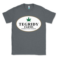 Charcoal Heather tegridy farms Classic Tee - linhVisuals