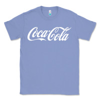 Colony Blue newcoca cola Classic Tee - linhVisuals