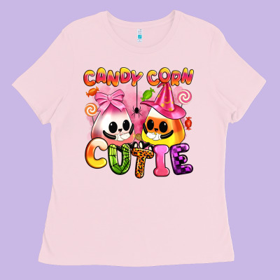 Candy Corn Cutie Ladies Tee Designed By Artiststas
