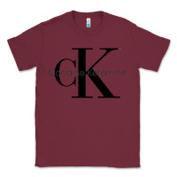 Burgundy newcocaine & ketamine ck Classic Tee - linhVisuals