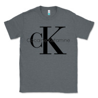 Charcoal Heather newcocaine & ketamine ck Classic Tee - linhVisuals