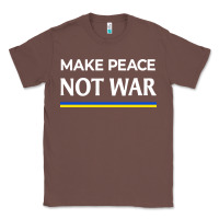 Chestnut make peace not war Classic Tee - linhVisuals