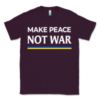Plum make peace not war Classic Tee - linhVisuals