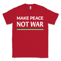 Red make peace not war Classic Tee - linhVisuals