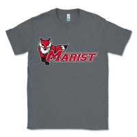 Charcoal Heather marist red foxes Classic Tee - linhVisuals