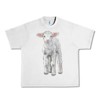 Lunar Rock merino wool baby sheep Urban Heavy Tee - LillyAllenDesigns