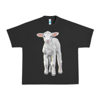 Pigment Black merino wool baby sheep Urban Heavy Tee - LillyAllenDesigns