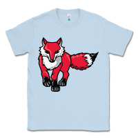 Dusty Blue marist red foxes Classic Tee - linhVisuals