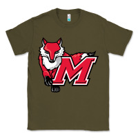 Army Green marist red foxes Classic Tee - linhVisuals