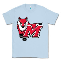 Dusty Blue marist red foxes Classic Tee - linhVisuals