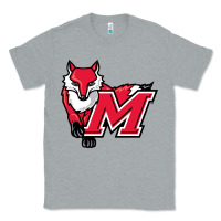 Heather Grey marist red foxes Classic Tee - linhVisuals