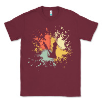 Burgundy chess t  shirt c h e s s i n k s p l a s h t  shirt Classic Tee - linhVisuals