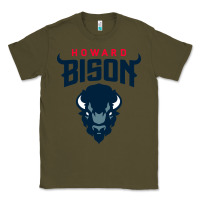 Army Green howard bison Classic Tee - linhVisuals