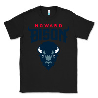 Black howard bison Classic Tee - linhVisuals
