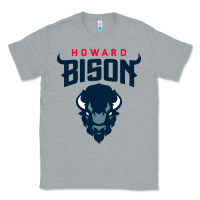 Heather Grey howard bison Classic Tee - linhVisuals