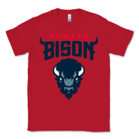 Red howard bison Classic Tee - linhVisuals