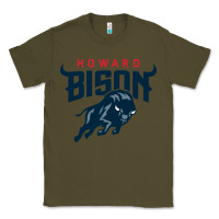 Army Green howard bison Classic Tee - linhVisuals