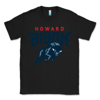 Black howard bison Classic Tee - linhVisuals