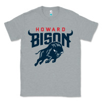 Heather Grey howard bison Classic Tee - linhVisuals