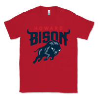Red howard bison Classic Tee - linhVisuals