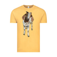 Vintage Mustard boer goat Vintage Tee - LillyAllenDesigns