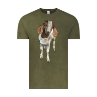Vintage Olive boer goat Vintage Tee - LillyAllenDesigns
