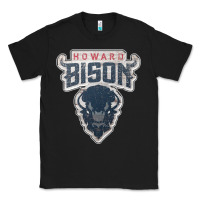 Black howard bison Classic Tee - linhVisuals