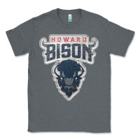 Charcoal Heather howard bison Classic Tee - linhVisuals