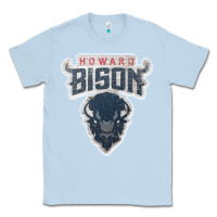 Dusty Blue howard bison Classic Tee - linhVisuals