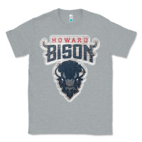 Heather Grey howard bison Classic Tee - linhVisuals