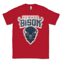 Red howard bison Classic Tee - linhVisuals
