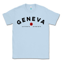 Dusty Blue geneva switzerland clothing gifts and souvenirs Classic Tee - linhVisuals
