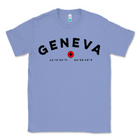 Colony Blue geneva switzerland clothing gifts and souvenirs Classic Tee - linhVisuals