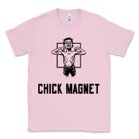 Bubblegum Pink chick magnet Classic Tee - linhVisuals
